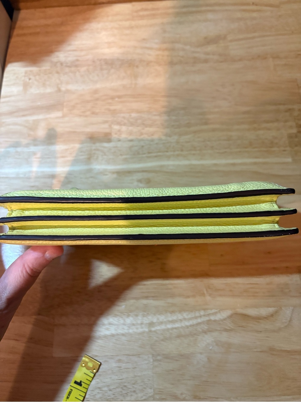 Kate Spade yellow leather wallet crossbody bag - Picture 10 of 16
